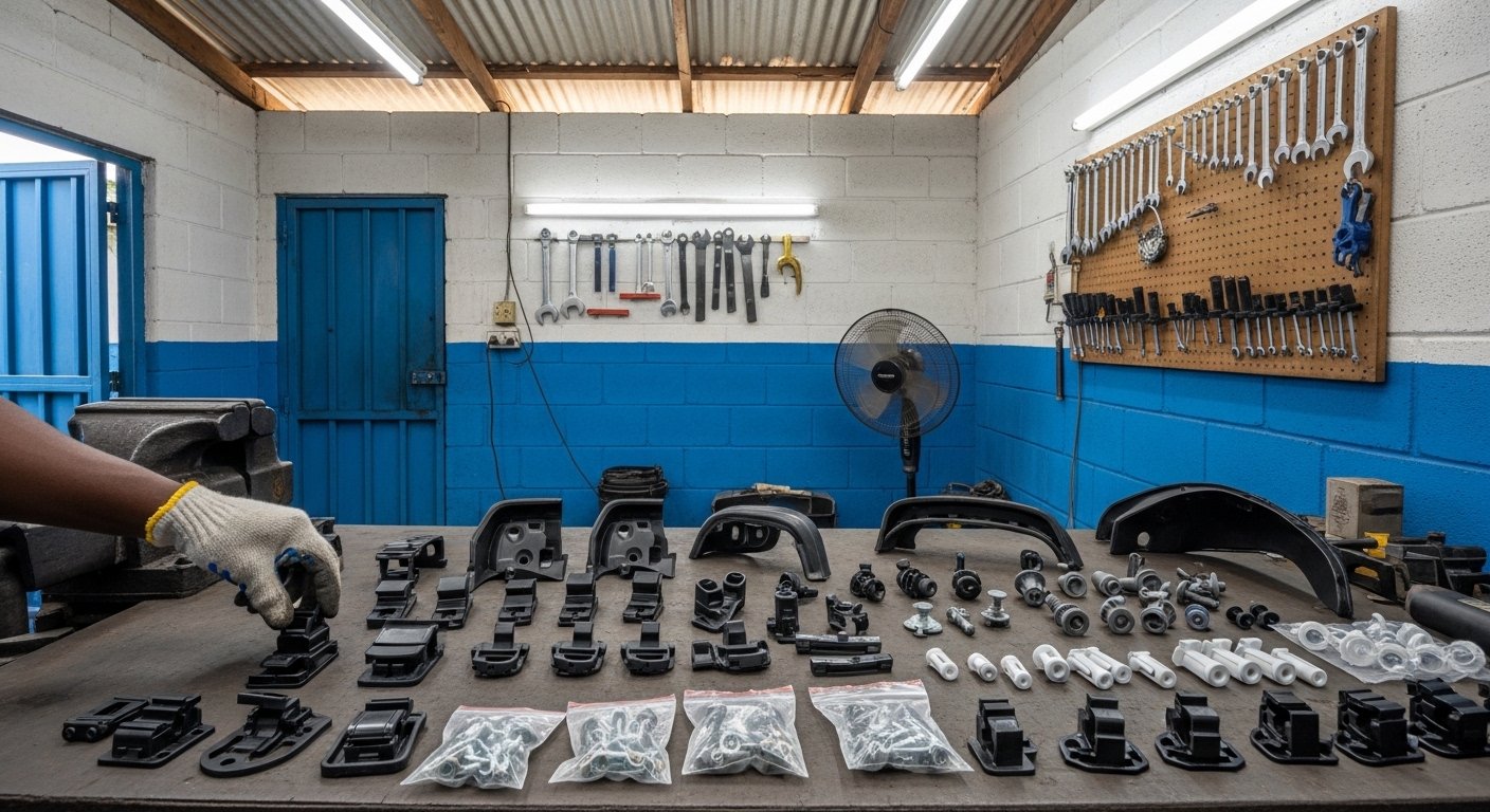 Bumper clips and fasteners